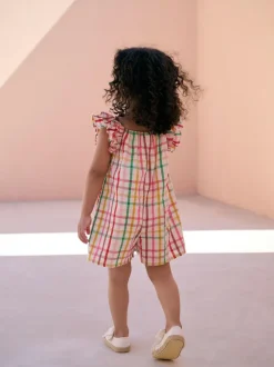 Next Rainbow Pull-On Playsuit (3mths-7yrs) New