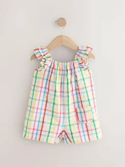 Next Rainbow Pull-On Playsuit (3mths-7yrs) New