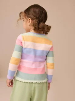 Next Rainbow Rib Long Sleeve T-Shirt (3mths-7yrs) Hot