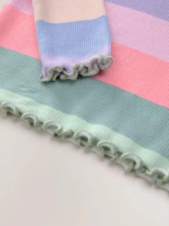 Next Rainbow Rib Long Sleeve T-Shirt (3mths-7yrs) Hot