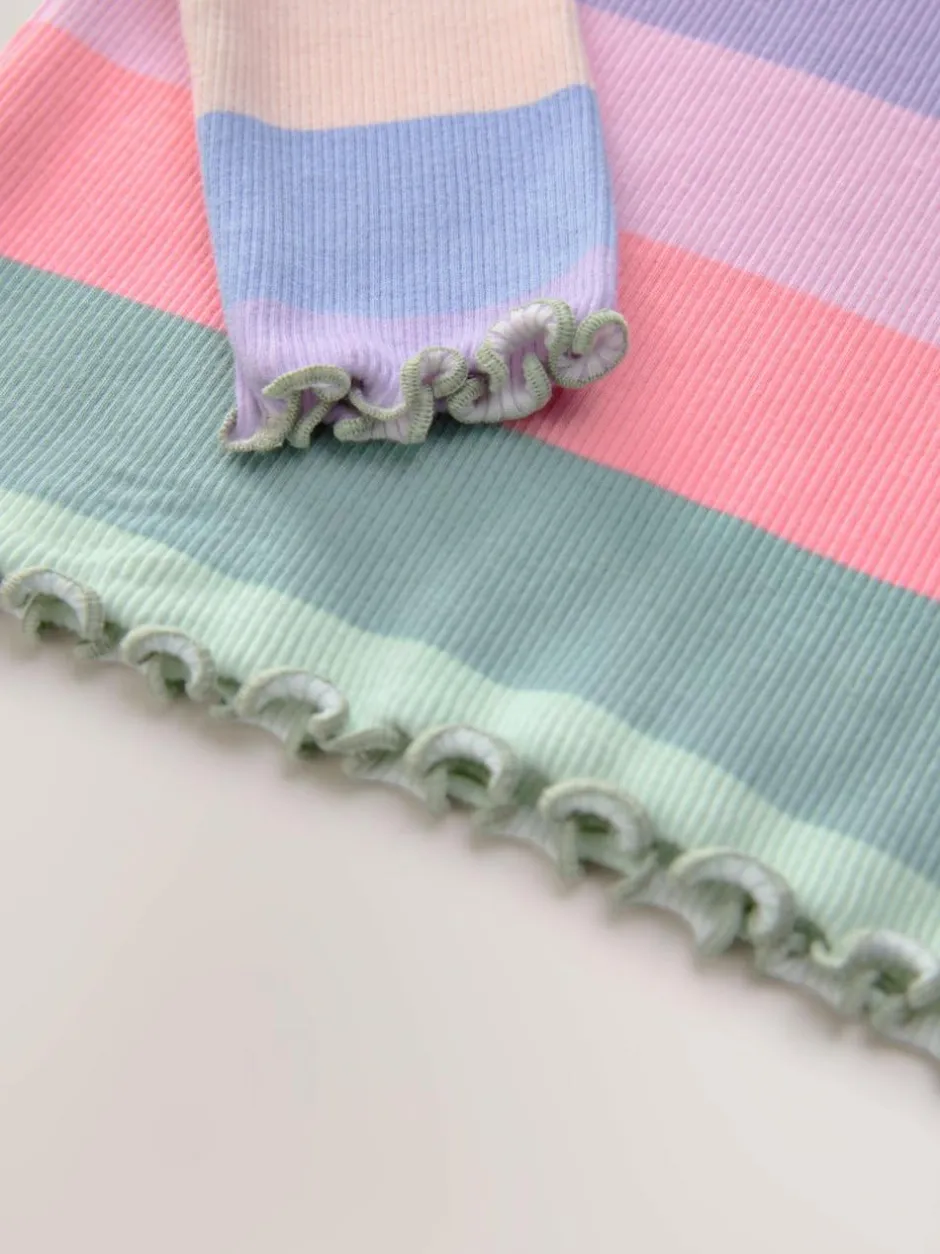 Next Rainbow Rib Long Sleeve T-Shirt (3mths-7yrs) Hot
