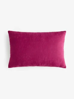 Next Raspberry Pink Raspberry Pink 40 X 59cm Cut Velvet Cherry Blossom Abstract Cushion Sale