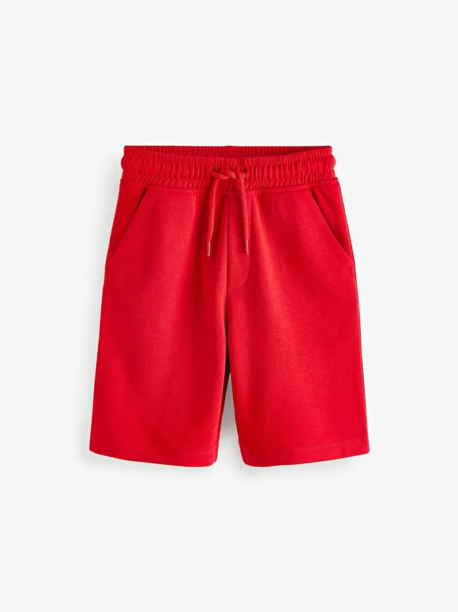 Next Red Bright Regular Fit Basic Shorts (3-16yrs) Best