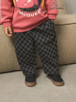 Next Red Charcoal Cars Crew Sweatshirt and Joggers Set (9mths-8yrs) Clearance
