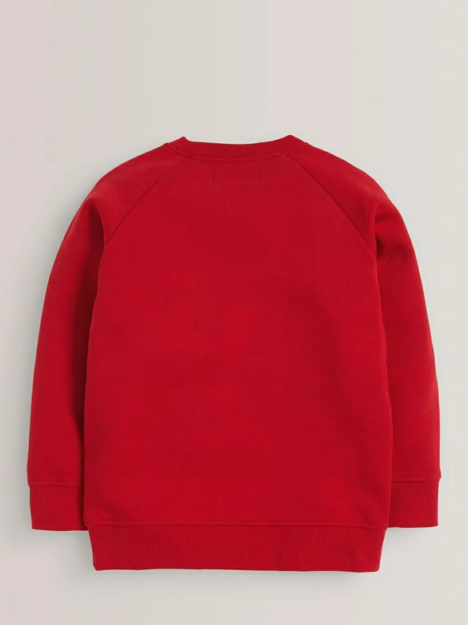 Next Crew Neck School Sweater (3-16yrs) Red Online
