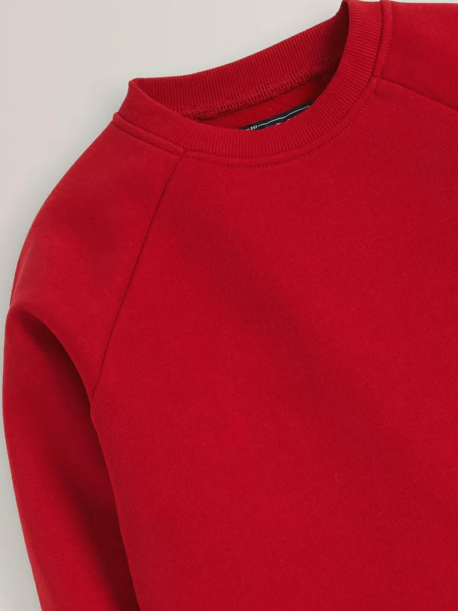 Next Crew Neck School Sweater (3-16yrs) Red Online