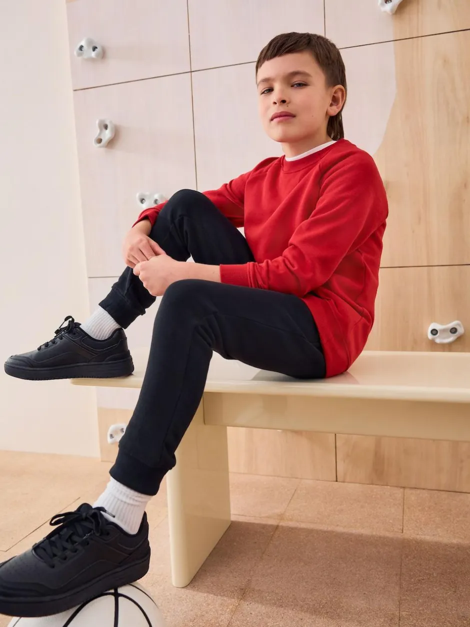 Next Red Crew Neck School Sweater (3-17yrs) Sale
