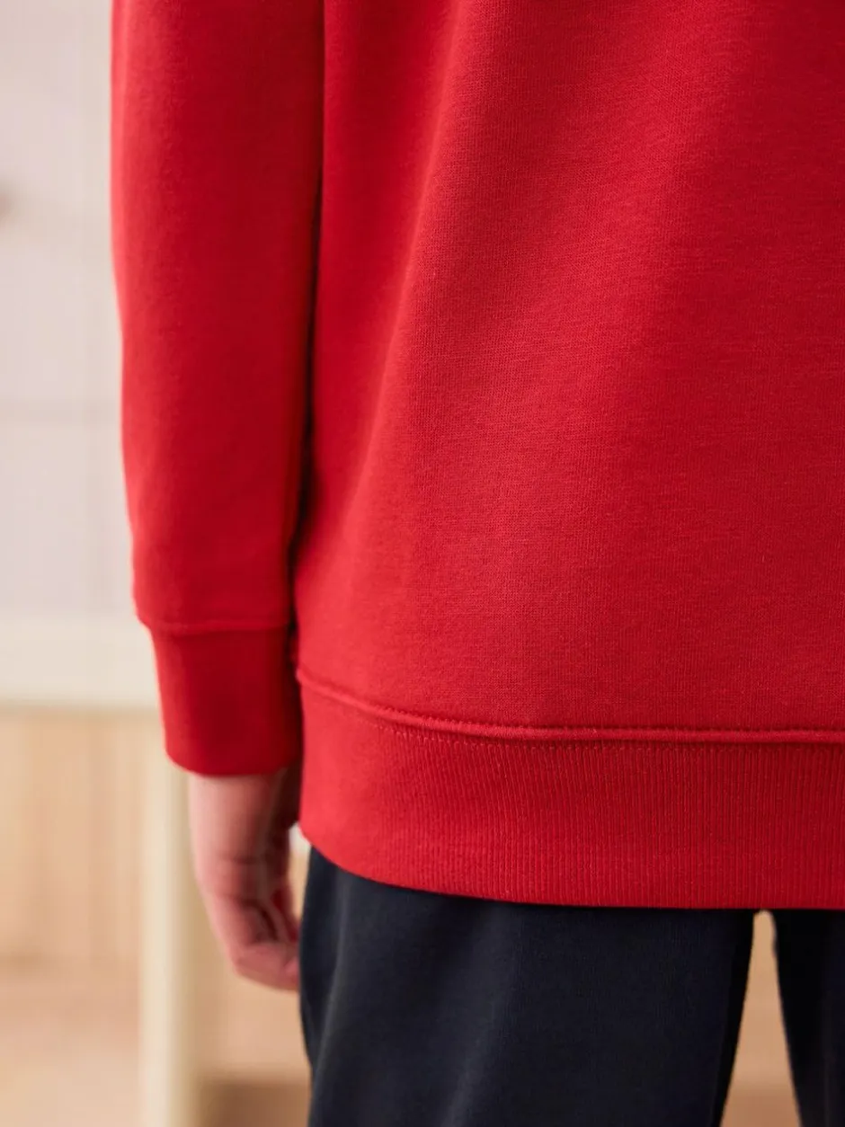 Next Red Crew Neck School Sweater (3-17yrs) Sale