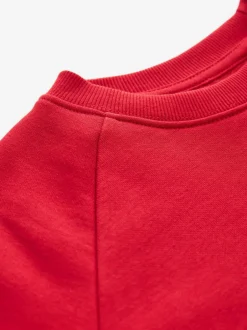 Next Red Crew Neck School Sweater (3-17yrs) Sale