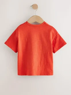 Next Red Gingham Short Sleeve Pocket T Shirt (3mths-7yrs)