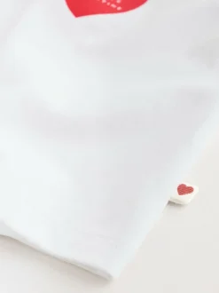 Next T-Shirt and Leggings Baby Set (0mths-2yrs) Red Little Valentine