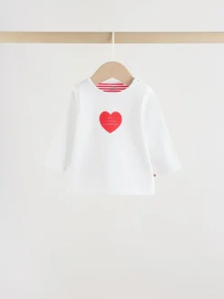 Next T-Shirt and Leggings Baby Set (0mths-2yrs) Red Little Valentine