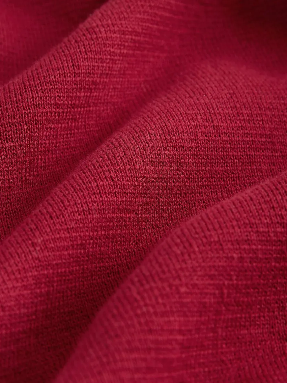 Next Red Plain N.Premium Regular Fit 100% Cotton Premium Quarter Zip Jumper Hot