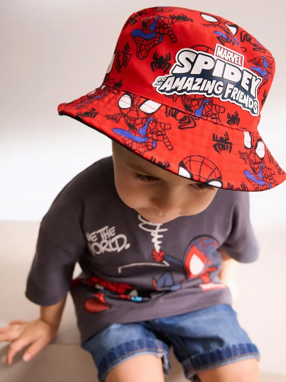 Next Red Spidey Bucket Hat (1-10yrs) Online