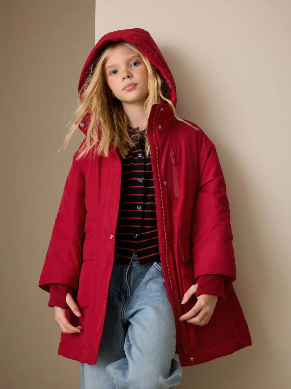 Next Red Waterproof Wadded Coat (4-12yrs) Hot