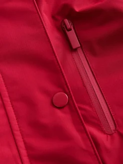 Next Red Waterproof Wadded Coat (4-12yrs) Hot