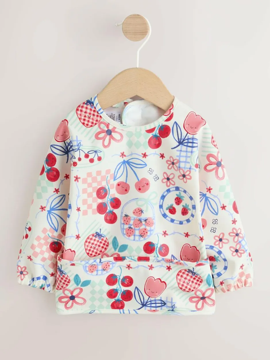 Next Red Weaning And Feeding Sleeved Bib Clearance