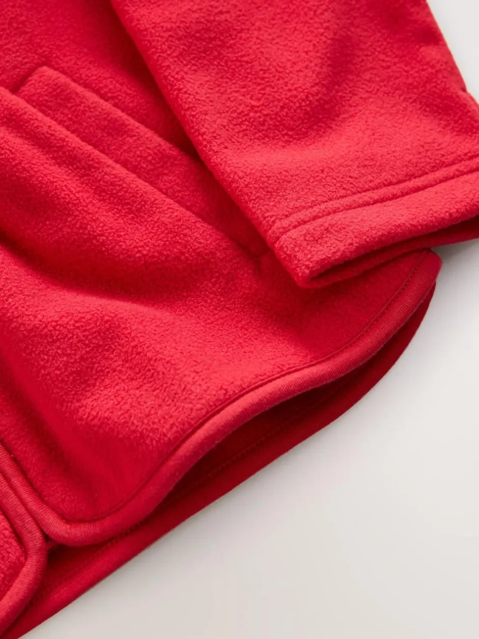Next Zip-Up Fleece Jacket With Pockets (3-16yrs) Red Clearance