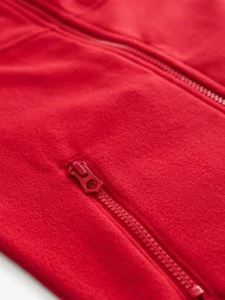 Next Zip-Up Fleece Jacket With Pockets (3-16yrs) Red Clearance