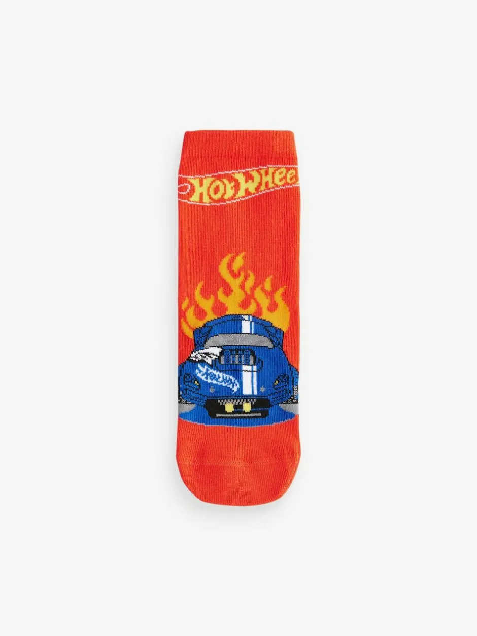 Next Red/Black/Blue Hot Wheels Cotton Rich Socks 3 Pack Online