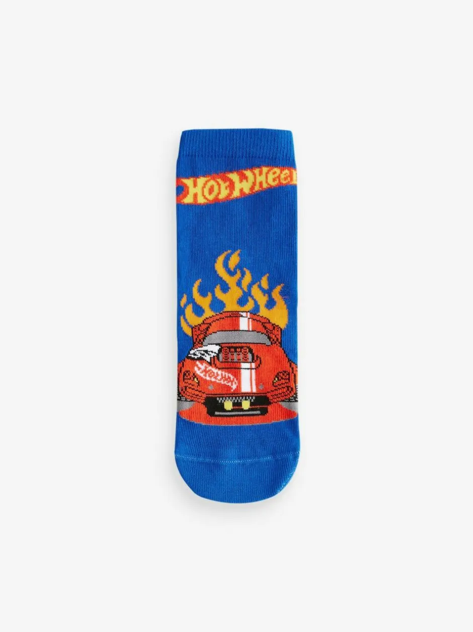 Next Red/Black/Blue Hot Wheels Cotton Rich Socks 3 Pack Online