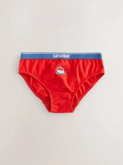 Next Cotton Briefs 7 Pack (1.5-10yrs) Red/Blue Emergency Vehicles