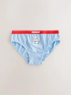 Next Cotton Briefs 7 Pack (1.5-10yrs) Red/Blue Emergency Vehicles
