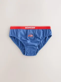 Next Cotton Briefs 7 Pack (1.5-10yrs) Red/Blue Emergency Vehicles
