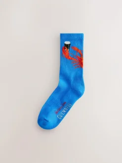 Next Red/Blue Guinness Licence Sports Socks 2 Pack Sale