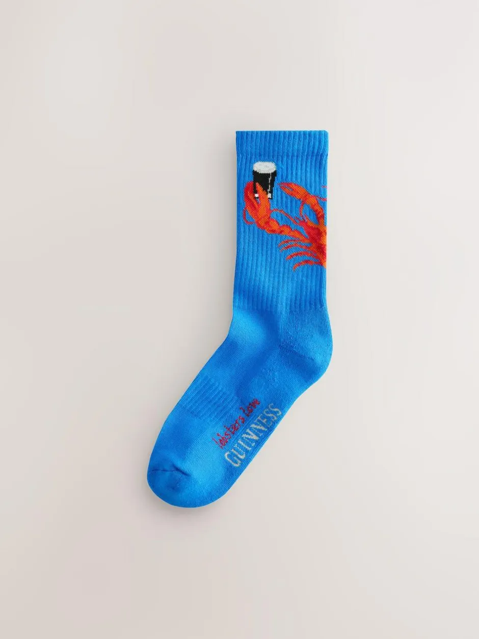 Next Red/Blue Guinness Licence Sports Socks 2 Pack Sale