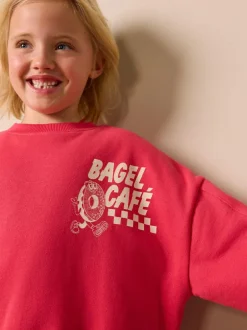 Next Sweatshirt and Leggings Set (3-16yrs) Red/Charcoal Bagel Outlet