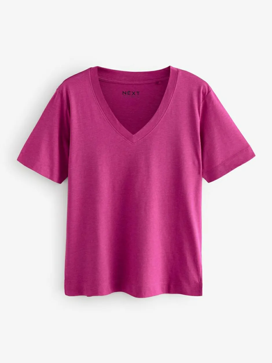 Next Modal Slouch Short Sleeve T-Shirt 3 Pack Red/Teal Online