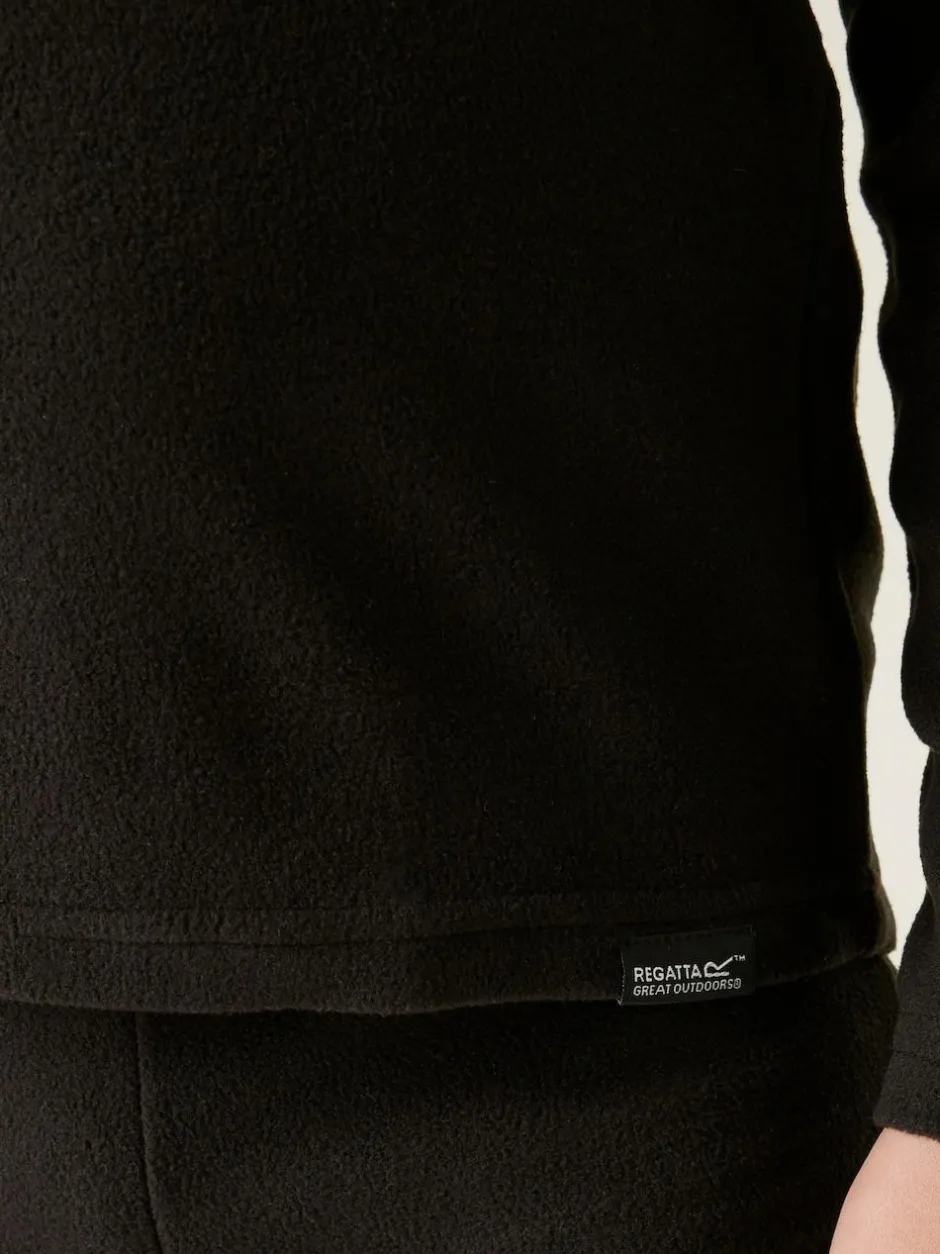 Regatta Black Junior Thermal Base Layer Top Clearance