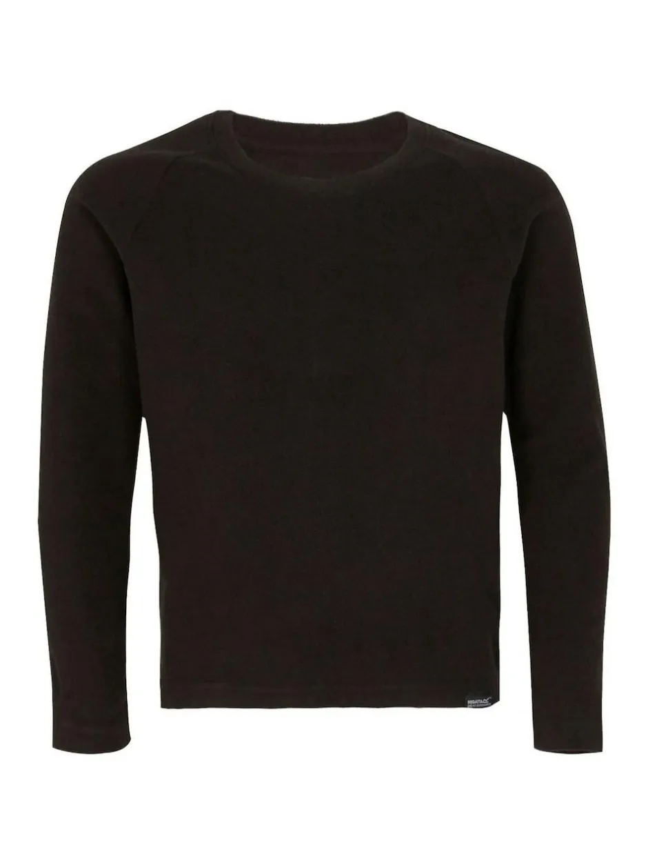 Regatta Black Junior Thermal Base Layer Top Clearance