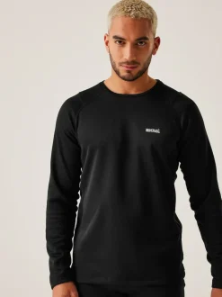 Regatta Black Thermal Base Layer Set Discount