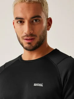 Regatta Black Thermal Base Layer Set Discount