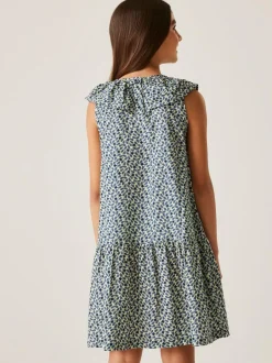 Regatta Girls 100% Cotton Orla Kiely Playsuit Blue Sale