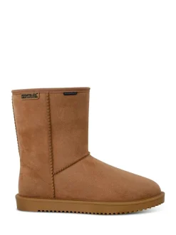 Regatta Brown Risley Mid Length Cosy Faux Fur Lined Waterproof Boots Best