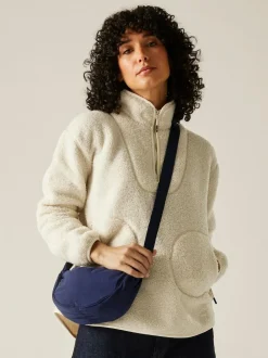 Regatta Frankie Borg Half Zip Fleece Cream Hot