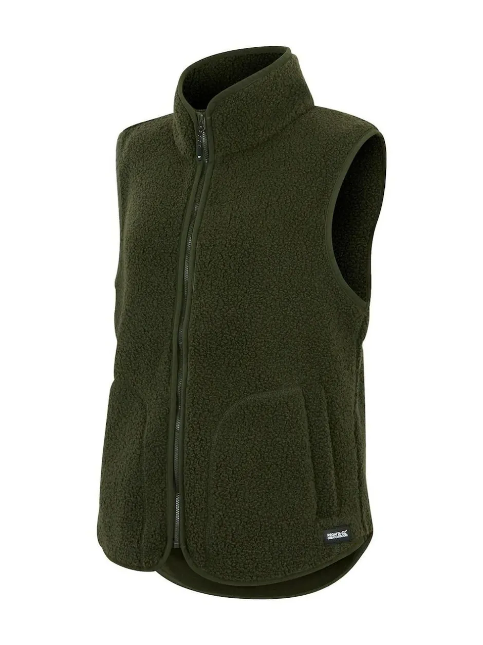 Regatta Frankie Borg Bodywarmer Fleece Green Outlet