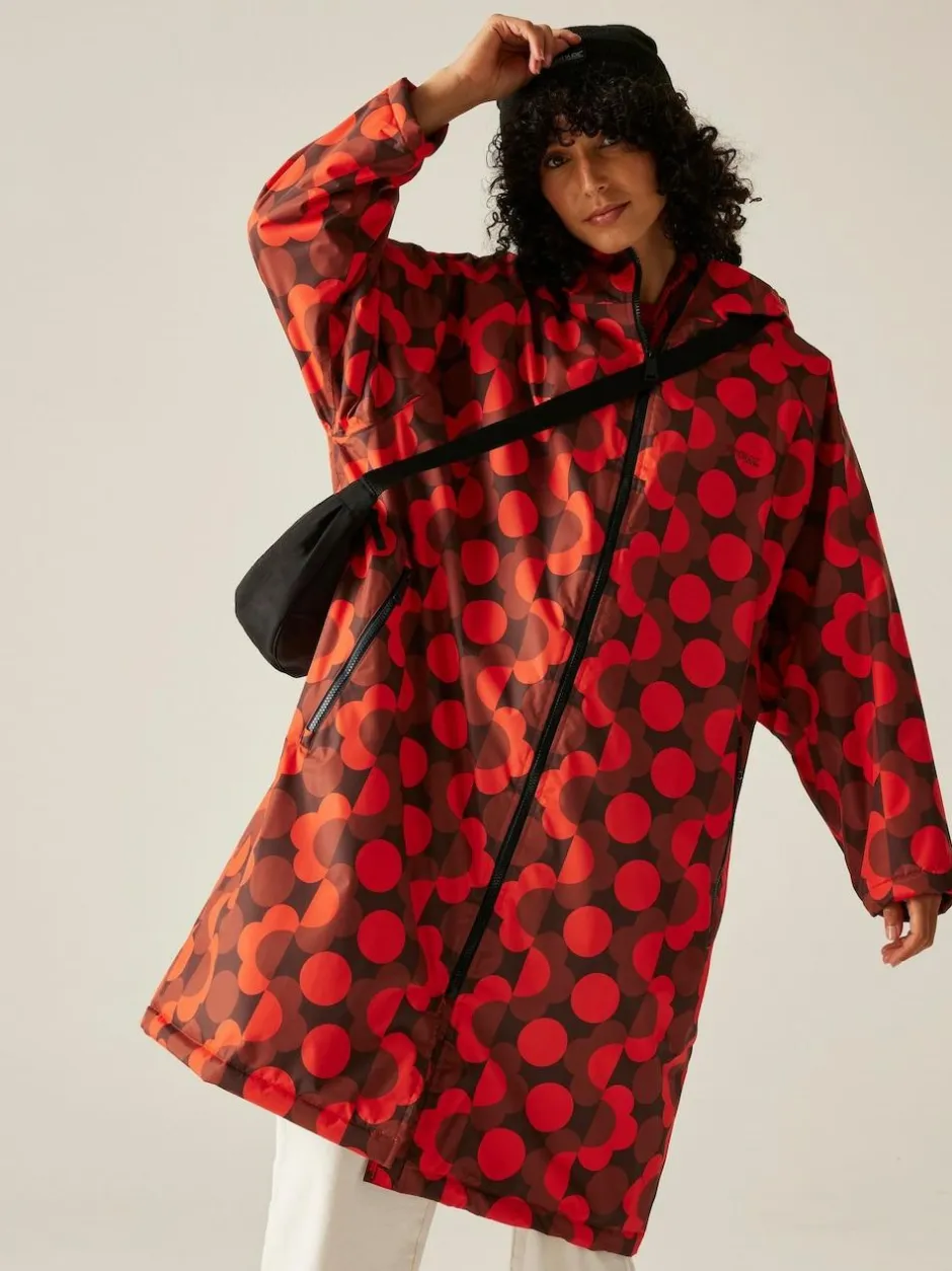 Regatta Hydra Fort Waterproof Orla Changing Robe Red Online