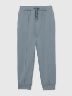 Reiss Premier 3-9 yrs Premium Interlock Drawstring Joggers Airforce Blue Outlet