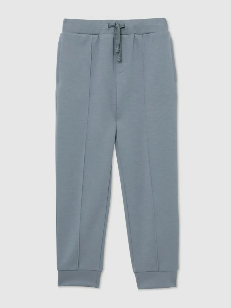 Reiss Premier 3-9 yrs Premium Interlock Drawstring Joggers Airforce Blue Outlet