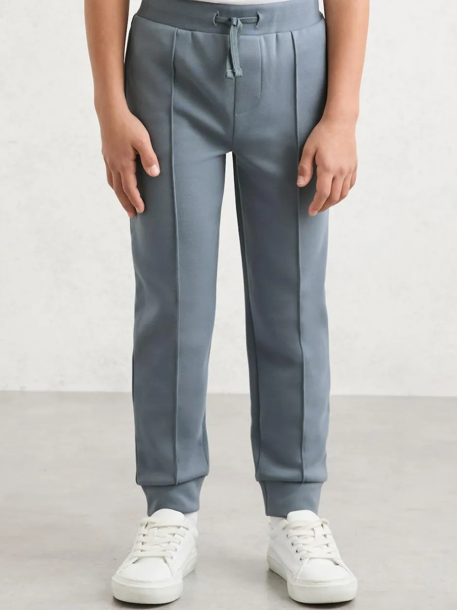 Reiss Premier 3-9 yrs Premium Interlock Drawstring Joggers Airforce Blue Outlet