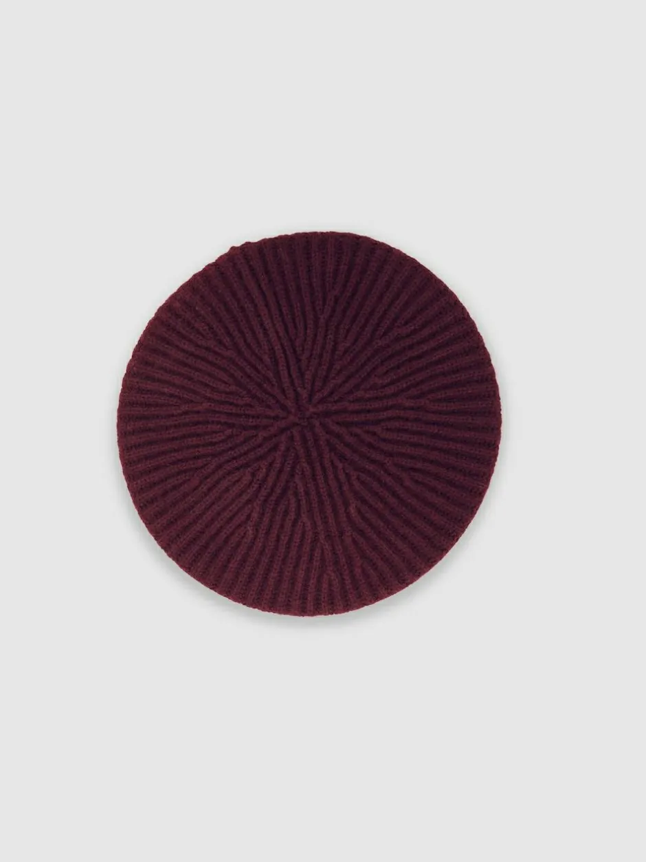 Reiss Berry Beatrice 13-14 yrs Wool Blend Rib Knit Beret With Cashmere Discount