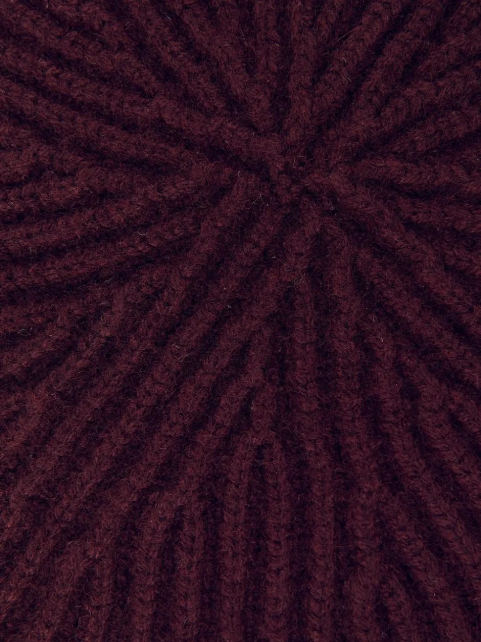 Reiss Berry Beatrice 13-14 yrs Wool Blend Rib Knit Beret With Cashmere Discount