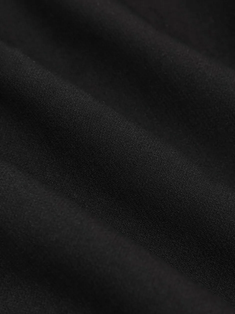 Reiss Black Arley Monogram Relaxed Single-Breasted Blazer Clearance