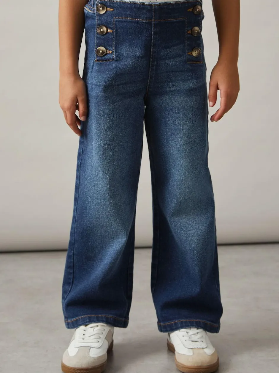 Reiss Blue Carmelle 9-13 yrs Straight-Leg Sailor Jeans Discount
