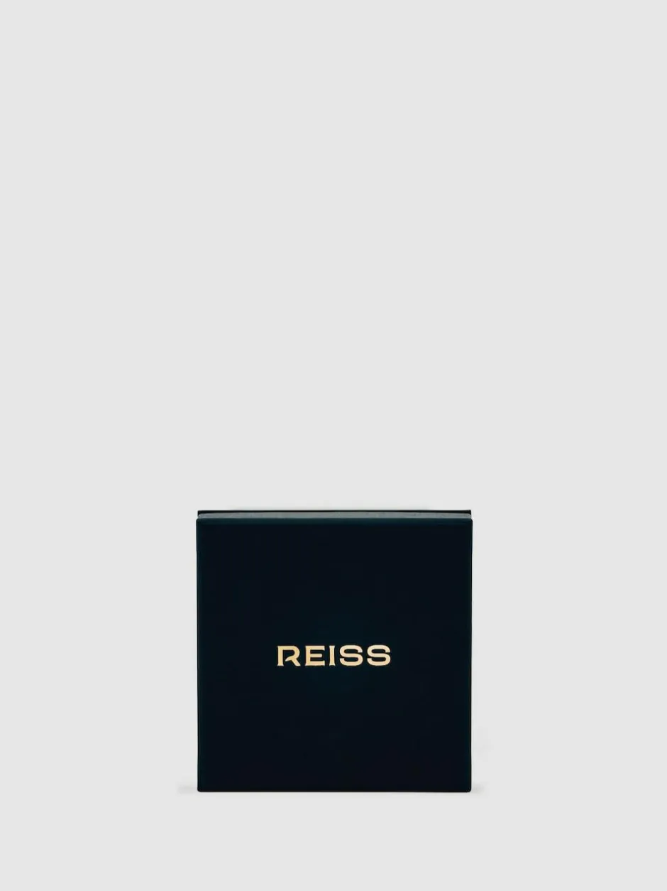 Reiss Pollie Polished Ball Huggie Earrings Gold Outlet