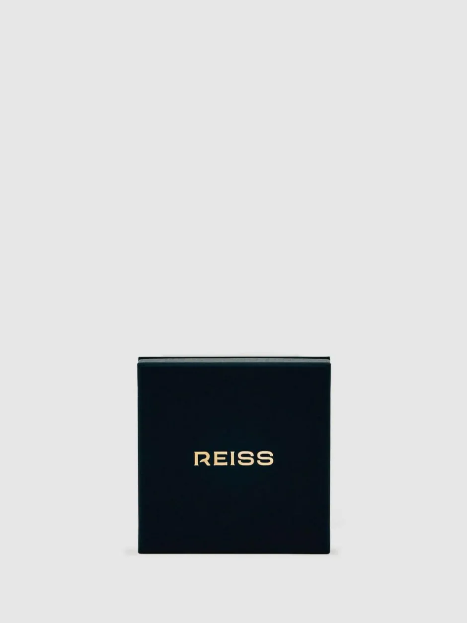 Reiss Gold Salma Tone Scoop Enamel Hinged Bangle Discount